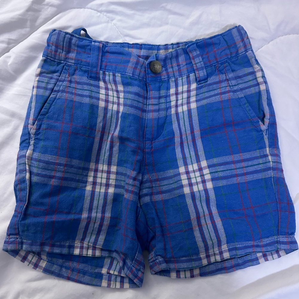 Janie and Jack Boy’s Linen/Cotton Shorts Size 4